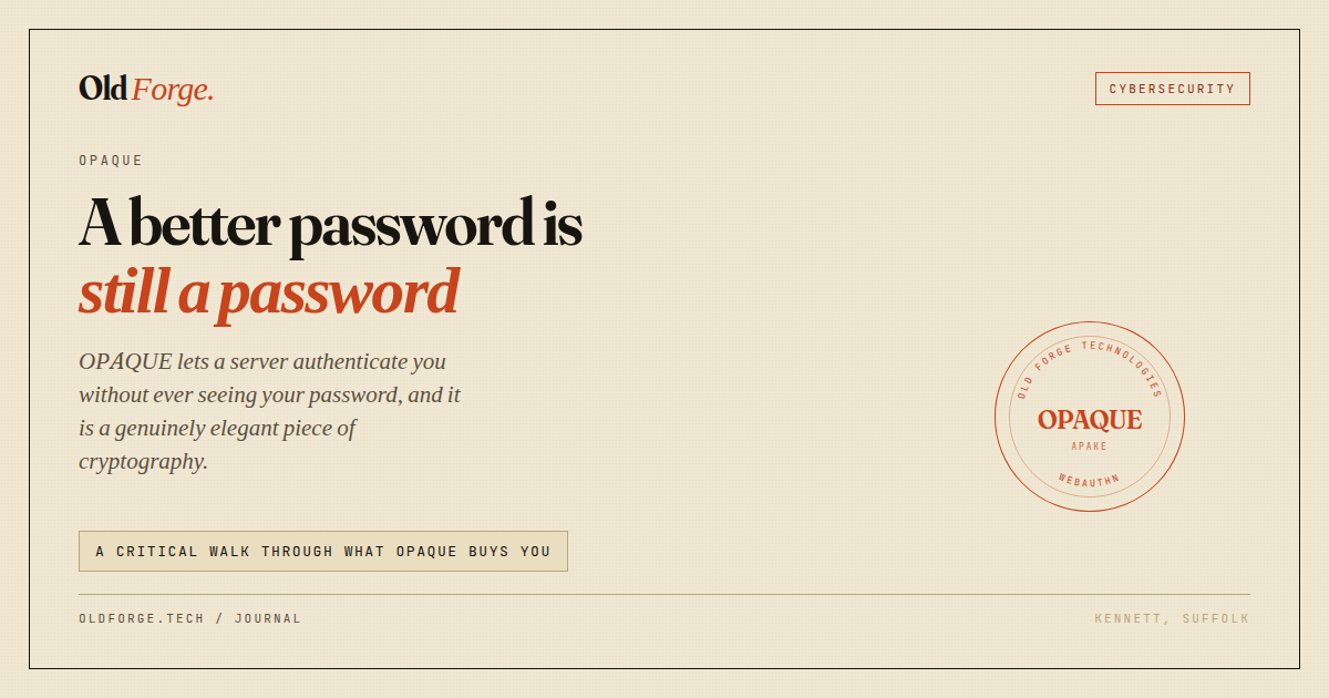 A better password is still a password